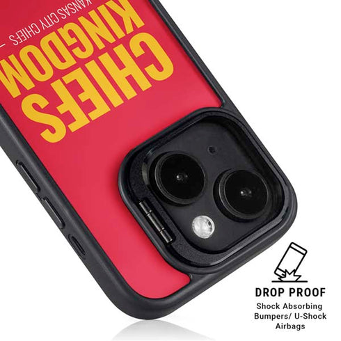 NFL Kansas City Chiefs Team Motto iPhone 15 Kickstand Case